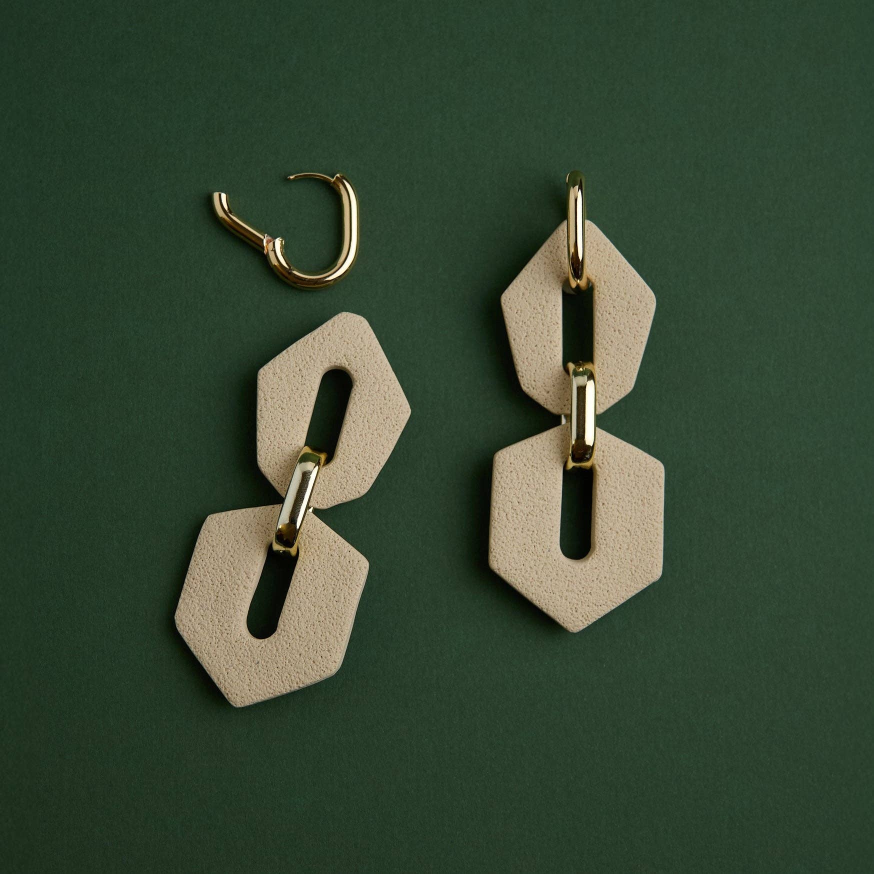 LYHO - Wholesale Hoop Earrings - Shilla Hoops | Handmade clay earrings | LYHO16