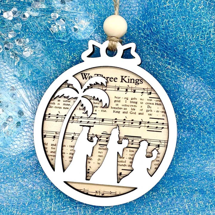 Doohickies - Wholesale Ornament - Nativity Song Lyrics Christmas Ornaments
