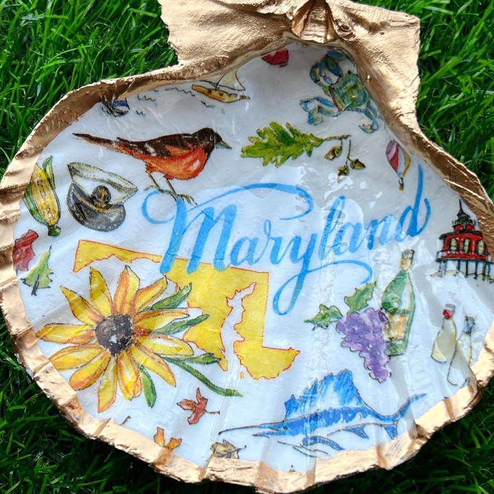 Maryland Trinket Shell for wholesale by DogFish Design 13
