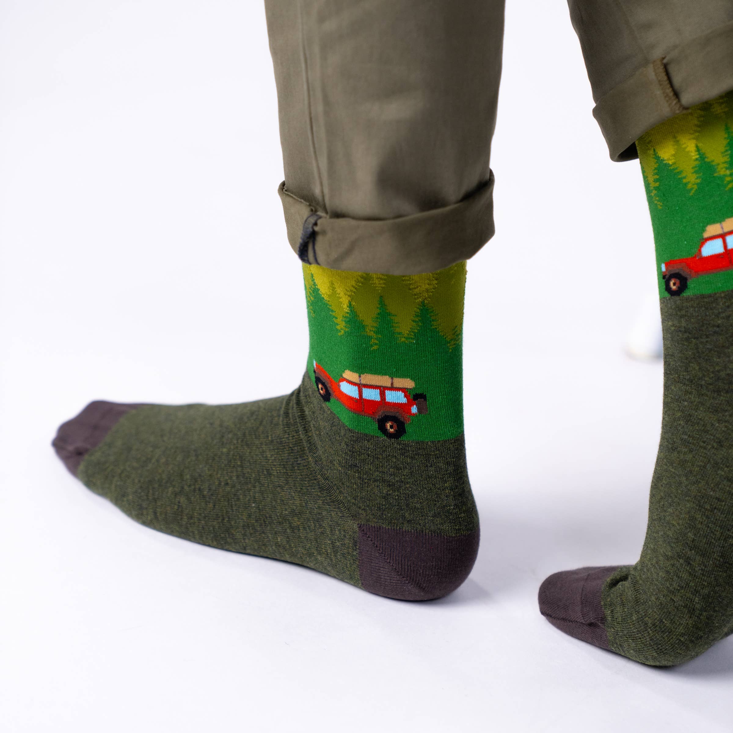 BILLYBELT - Wholesale Socks - Men's - Combed cotton socks with Road trip patterns3