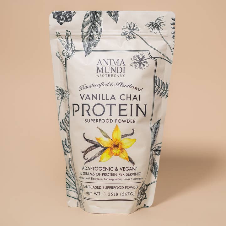 Anima Mundi Vanilla Chai Protein — Adaptogenic Superfood Powder for wholesale by NFit USA - Fitness Market