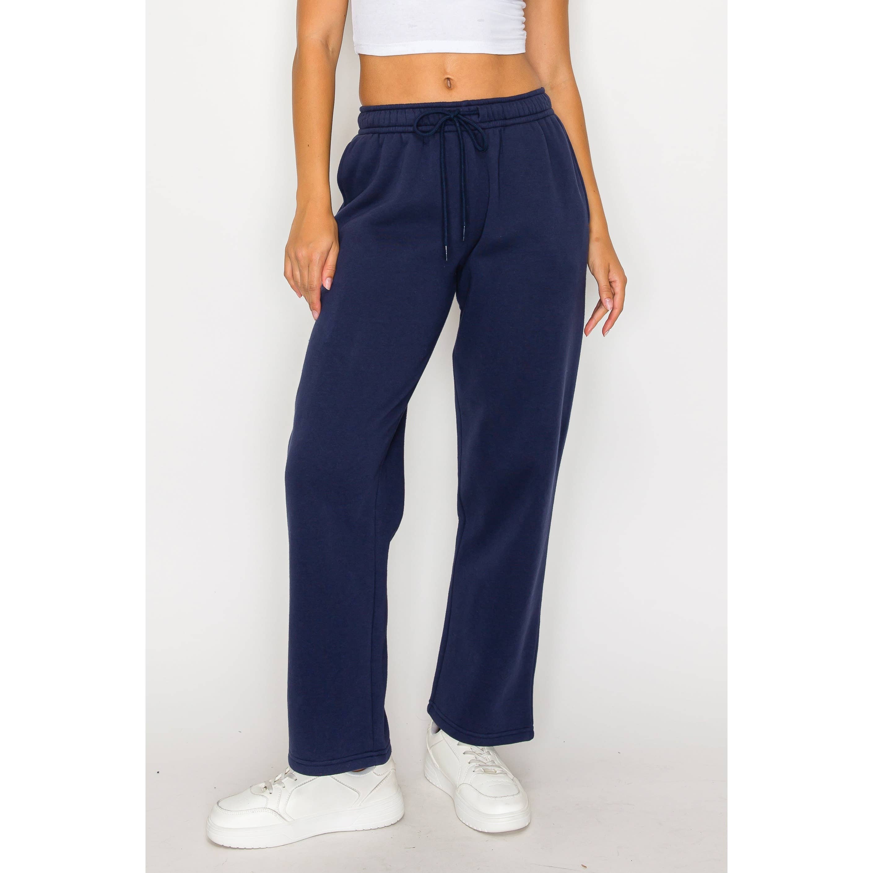 UP CLOTHING - Wholesale Athletic Sweatpants/Joggers - Women's - Straight Leg Fleece Sweatpants1