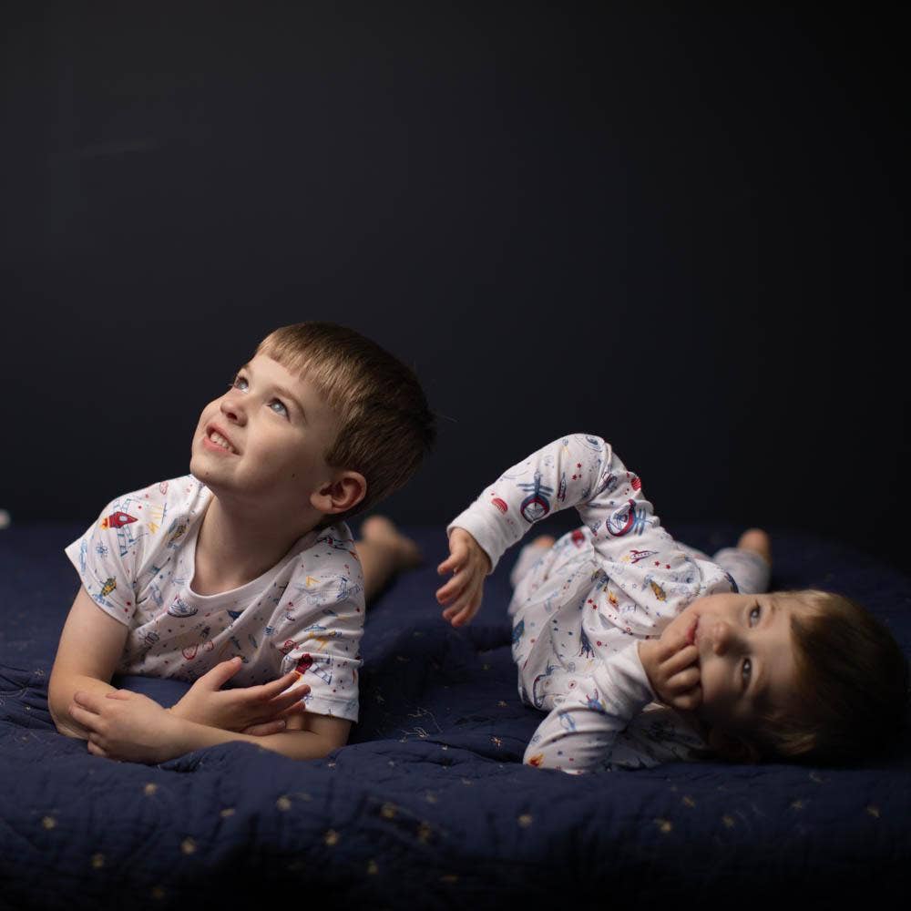 Petidoux - Wholesale Sleepwear Set - Kids - Rocket to Mars - Long Sleeve Pajamas2