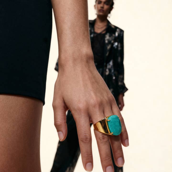 Anillo de Piedra Natural Ajustable – Amatista, Cuarzo Rosa, Piedra de Luna o Labradorita | Joyería Chapada en Oro and other Purchase Wholesale automatico birra bottiglia. Free Returns & Net 60 Terms on Faire trending on Faire.