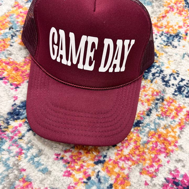 Vibes Hat Company - Wholesale Trucker Hat - Women's - GAME DAY Spirit Trucker | Sports Hat | School Spirit Caps