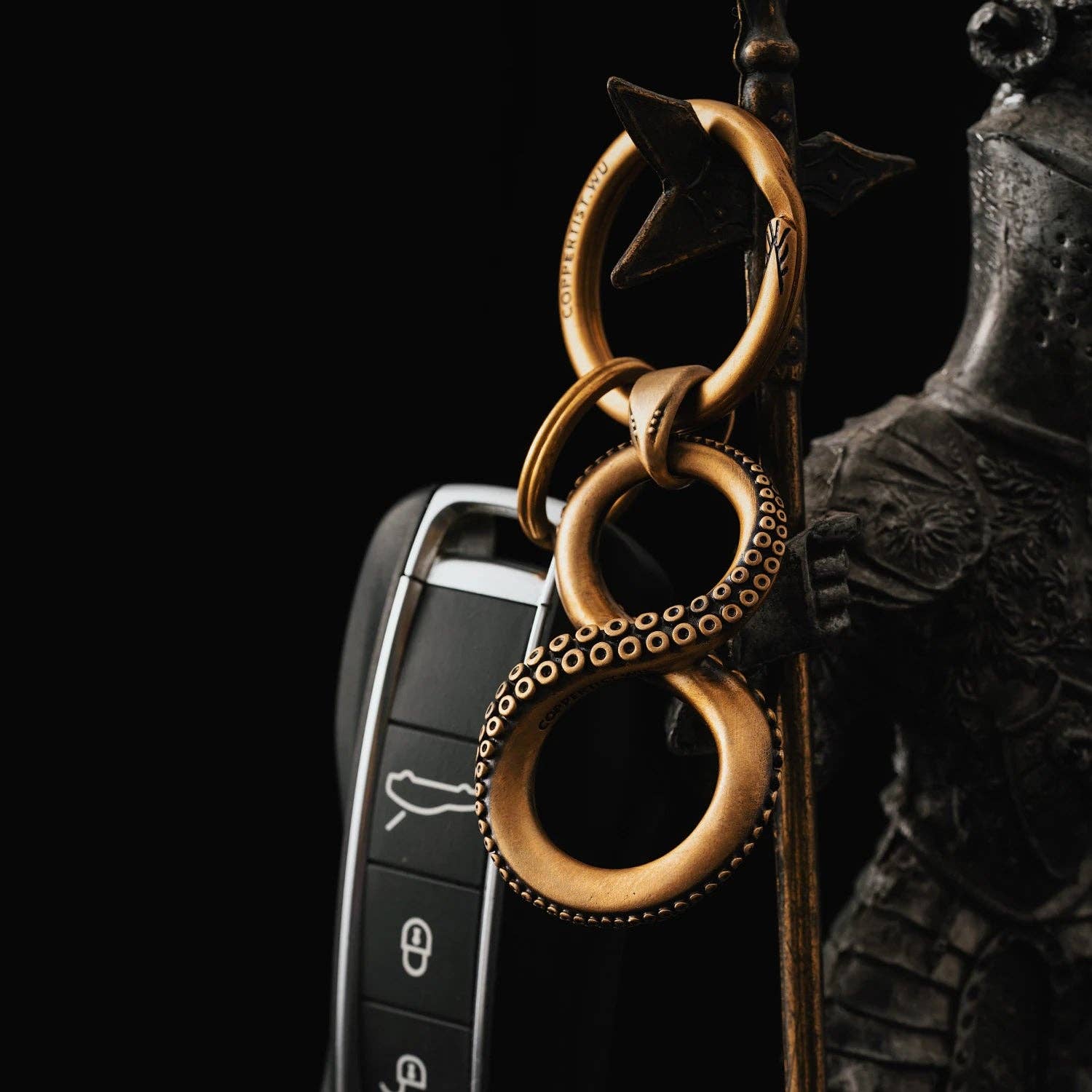 Coppertist.wu - Wholesale Sleutelhanger - Uniseks - Octopus Infinity Sleutelhanger【Verzending over 4 weken】7