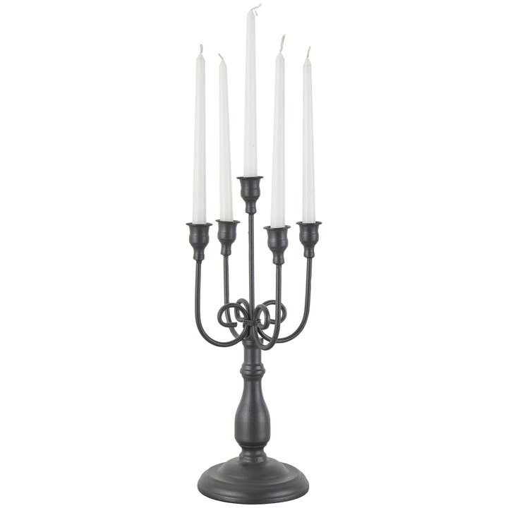 Deco Marché - Wholesale Candelabra - Traditional Black Metal Candelabra1