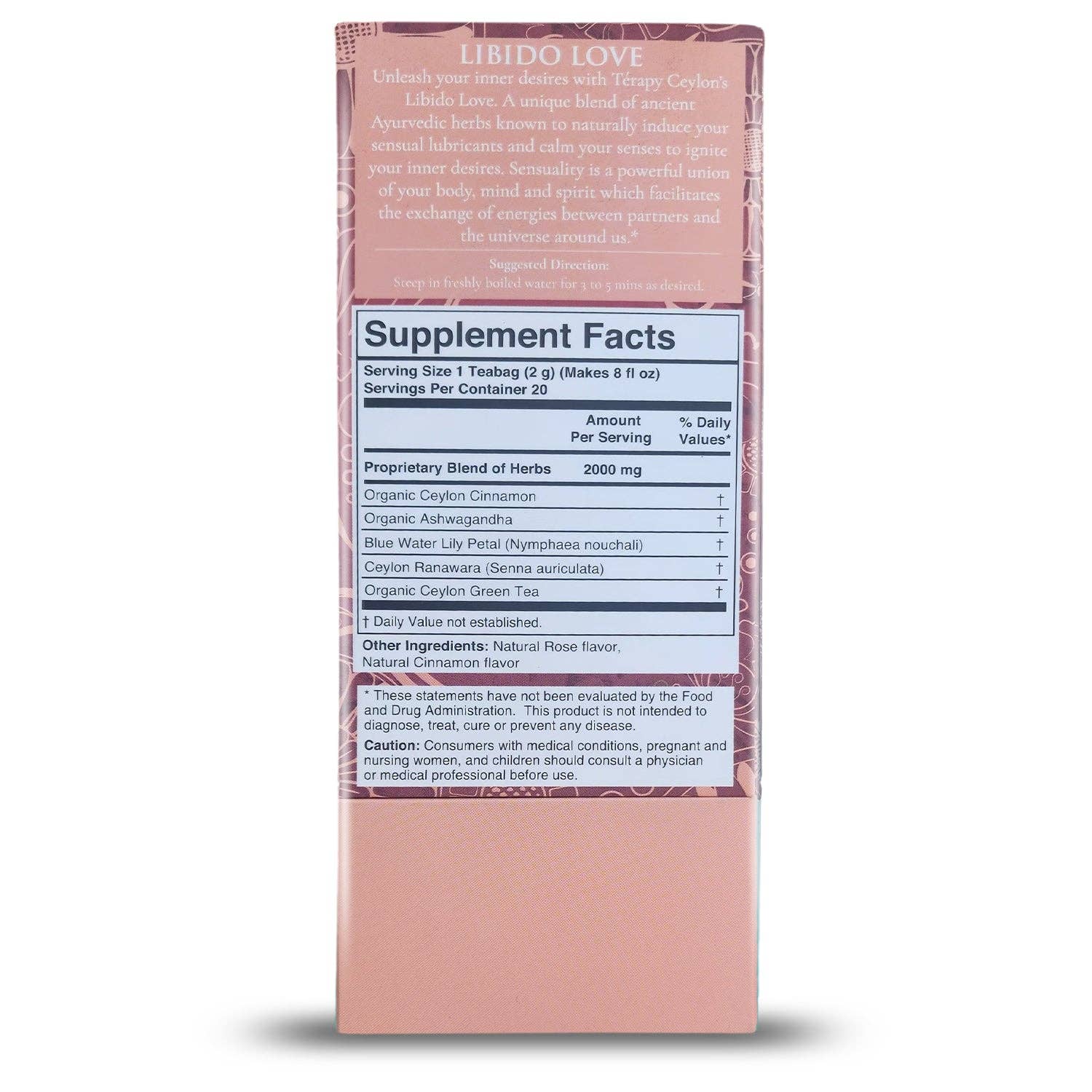 Terapy Ceylon Tea - Wholesale Health/Detox Tea - Libido Love Ayurveda Tea6