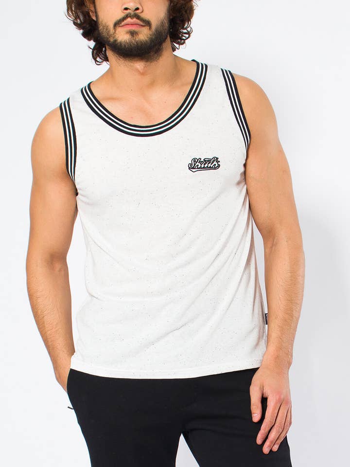 Regata Básica Masculina Branca por atacado de StockNow Unipessoal