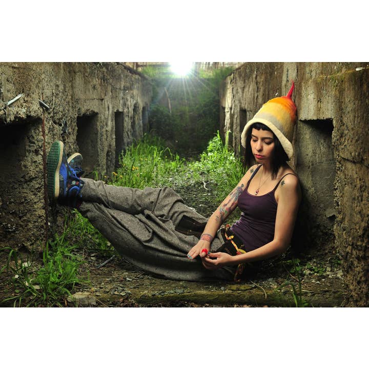 Custom Handmade Designer Felt Hat for wholesale by Feltthink