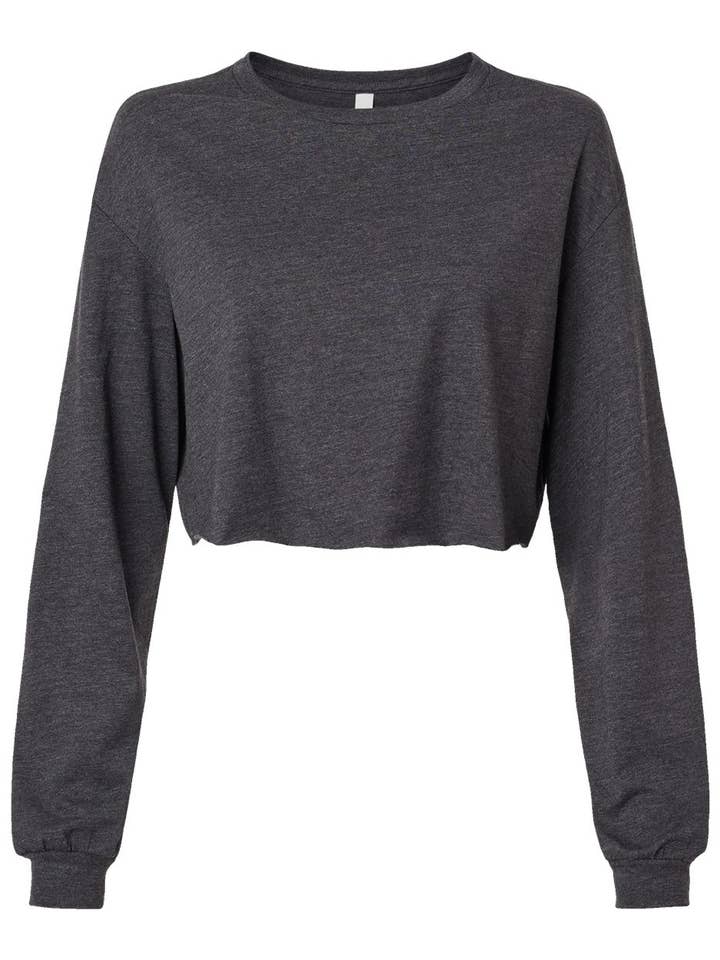 MYES BULK APPAREL - Vente T-shirt – femme - T-shirt à manches longues raccourci pour femme BELLA+CANVAS8