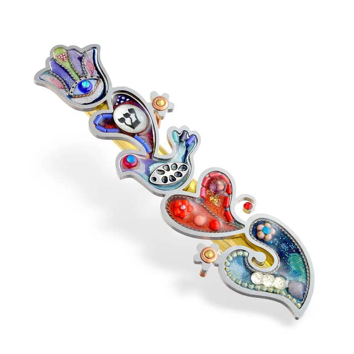 Mezouza Seeka Hearts pour la vente par Seeka Jewelry and Judaica