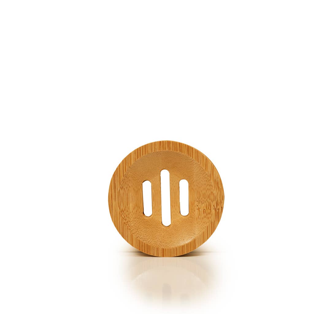 GreenWave – Engroshandel Sæbeskål til bad – Bambus sæbeskål - rund1