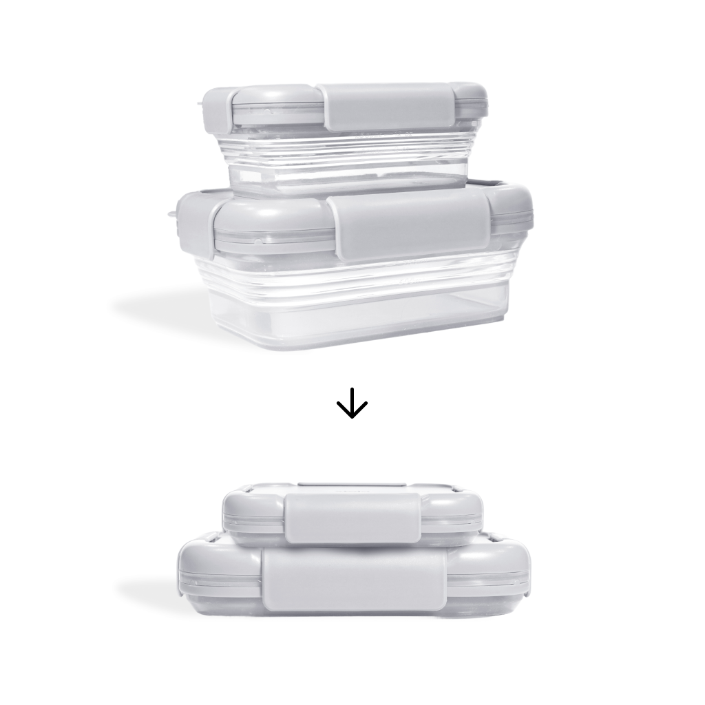 Stojo - Wholesale Voedselopslagcontainer - Opvouwbare bento-container4