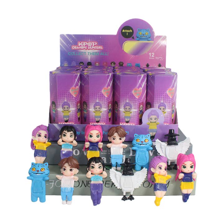 Auraquise - Wholesale Figurine Toy - Kids - K-Pop Demon Hunters Angel Lying Figure Blind Box – Creative Desk Toy, Phone & Monitor Decoration Collectible0