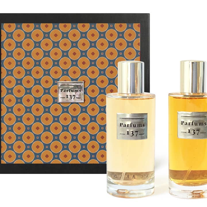 FRAGRANZA BIGARADE + OLIBANUM • 2 x 50 ML per la vendita all'ingrosso da parte di Akimoff Collections