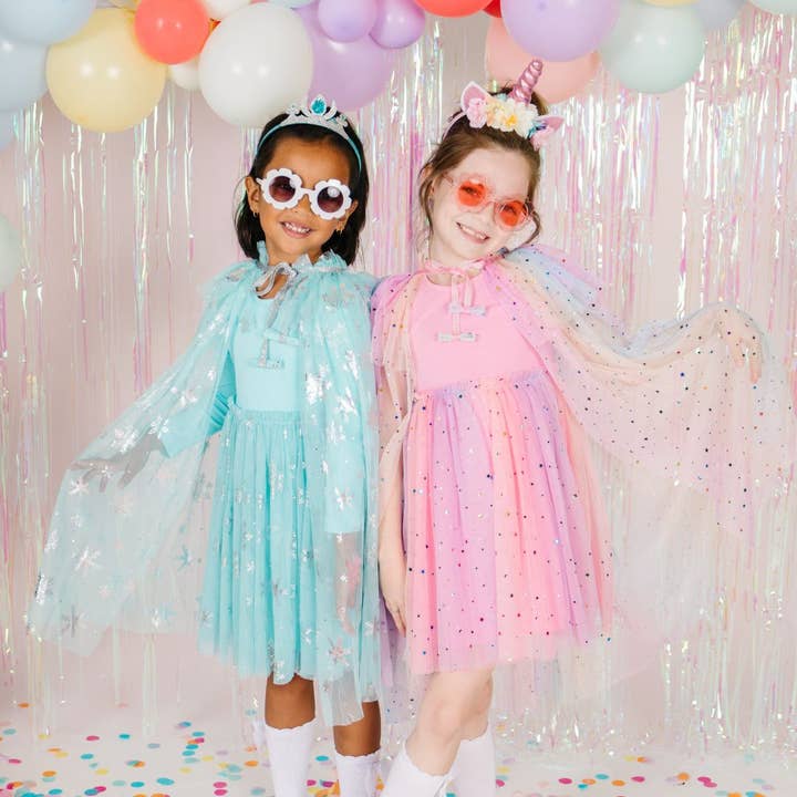 Sweet Wink - Wholesale Cape - Kids - Pastel Rainbow Cape - Kids Dress Up Cape - Costume Cape