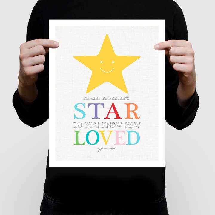 Creative Monsoon - Wholesale Art Print - Kids & Baby - Twinkle Little Star Print3