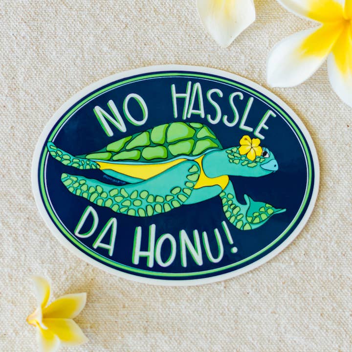 Left Right Design - Wholesale Sticker - No Hassle Da Honu Sticker0