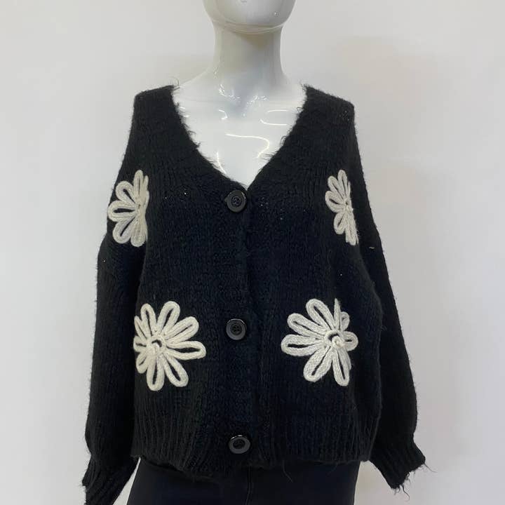 ORNELLA PARIS - Vendita all'ingrosso Cardigan - Donna - Cardigan ricamato LEL-G307795