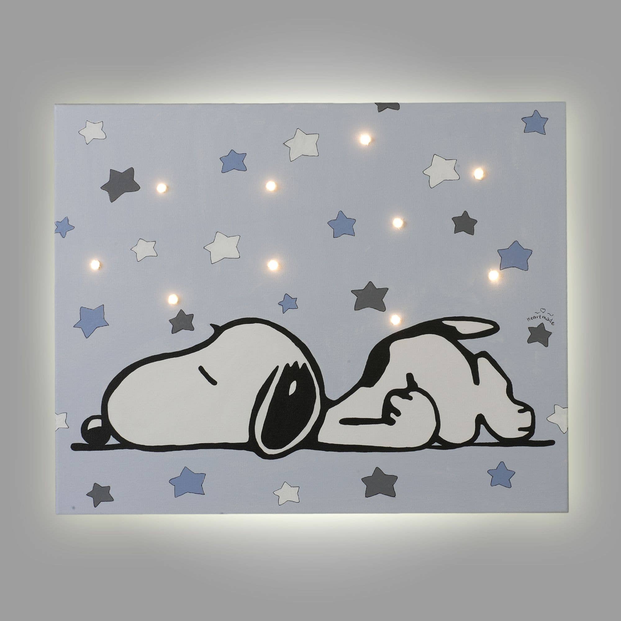 multi colors Snoopy Led Light Canvas for wholesale on Faire2