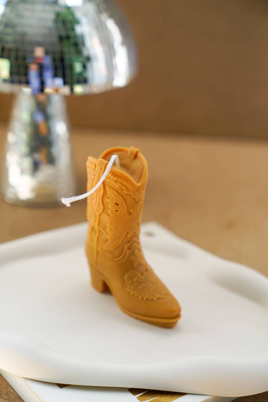 Gokican – Großhandel Geschenkkerze – Handgemachte Cowboystiefel-Sojawachskerze | Western Home Decor5