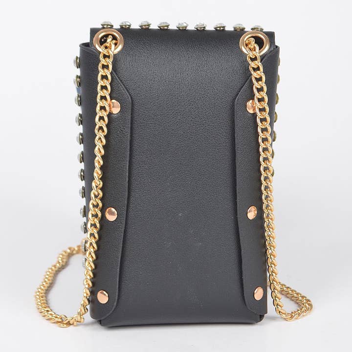 3AM BY H&D ACCESSORIES - Wholesale Crossbody Bag - Women's - Rhinestone Cellphone Crossbody Belt Bag3