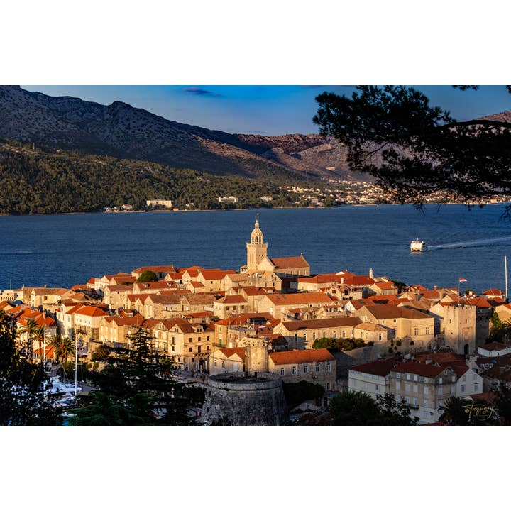 Korcula, Dalmatian Islands, Impression horizontale sur métal pour la vente par Tocquigny Travel Photography