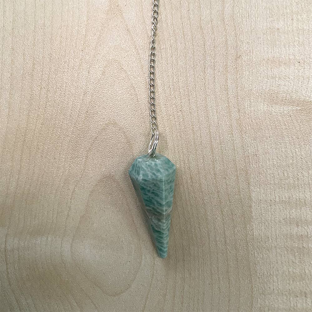 VIE – Engroshandel Meditationsudstyr – Pendul med kæde og 30 mm krystalsten29