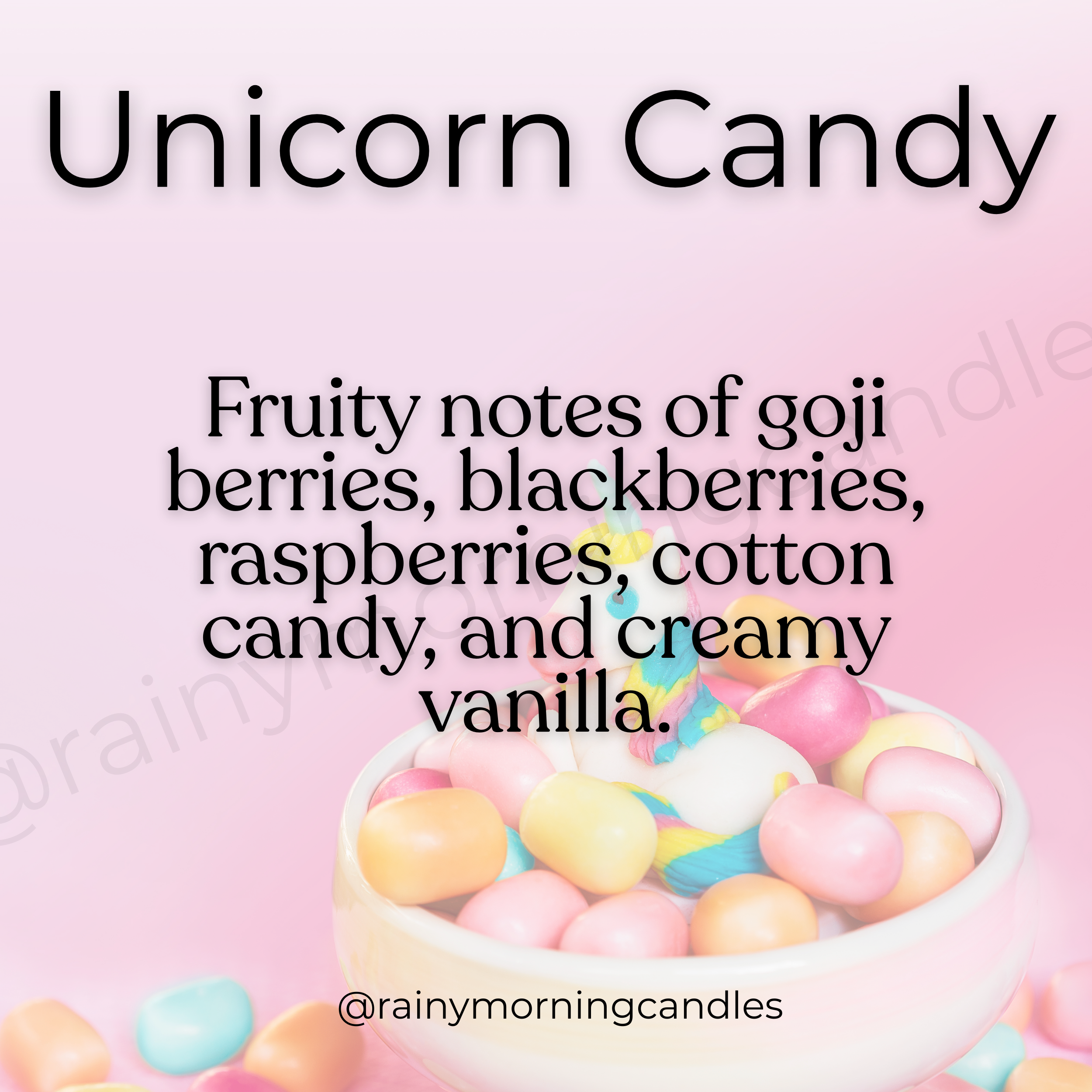 Rainy Morning Candles - Wholesale Wax Melt - Unicorn Candy | Snap Bar Wax Melts4