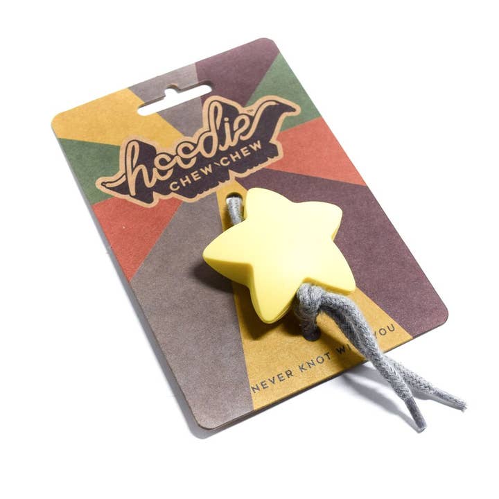 Hoodie Chew Chew - Wholesale Teether (Not Clip-On) - Baby - Father's Day Gift / Sensory & Fidget Toy / Teether (Star)2