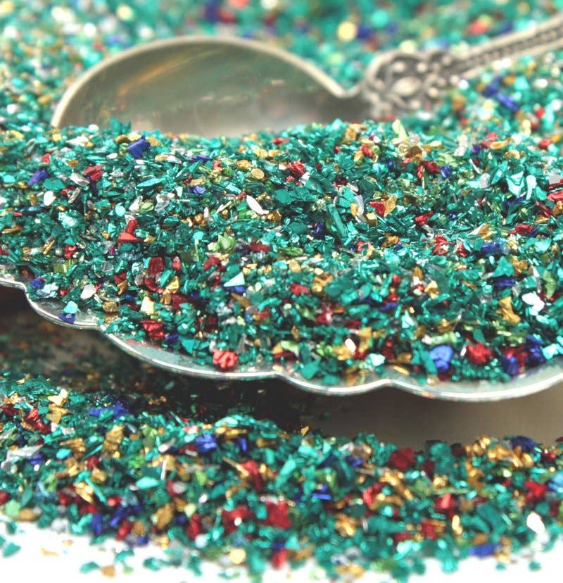 Sea Glass - Medley German Glass Glitter -90 Grit - Bulk Bags for wholesale on Faire4