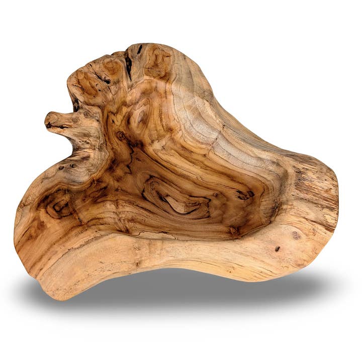 baligood - Wholesale Serve Bowl - Natural Edge Wood Bowl, Teakwood Bowl, Wooden Salad Bowl, Teak Serving Bowl, Natural Wood Bowl, Organic Wood Bowl, Wood 2