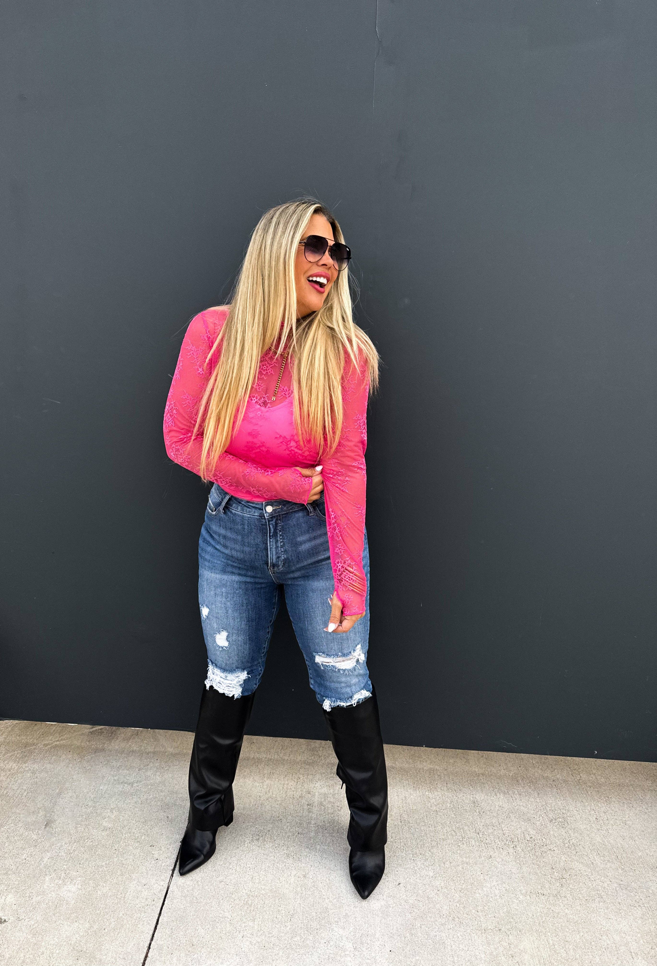 BLAKELEY - Wholesale Blouse - Women's - VALENTINES ROXY LACE TOP12