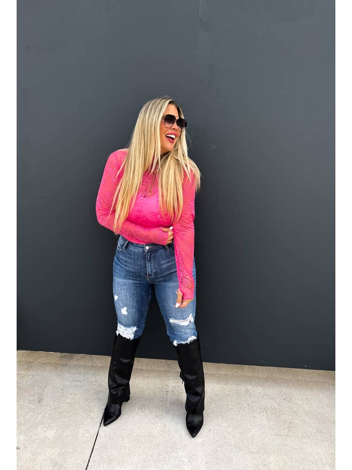 BLAKELEY - Wholesale Blouse - Women's - VALENTINES ROXY LACE TOP12