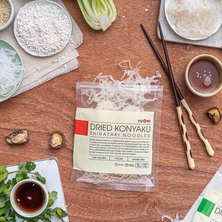 YU&MI - Wholesale Pasta - Konjac Noodles / Dried Konyaku Shirataki Noodles, 100g