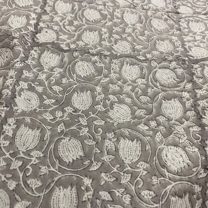 Maple Village Lane – wholesale Fabric – Indian Cotton Block Print Fabric by the Yard -Sewing and Quilting Fabric