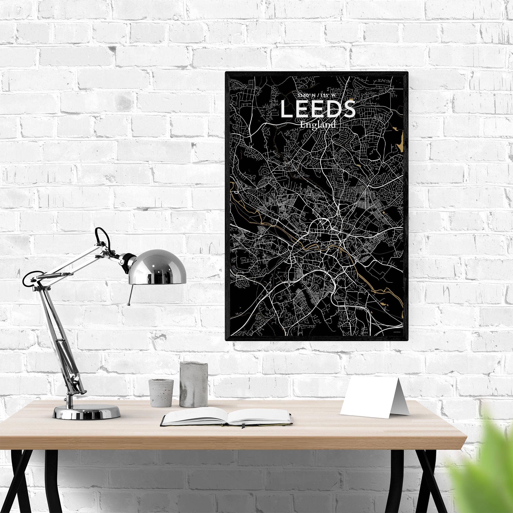 OurPoster.com – wholesale Poster – Leeds karta affisch39