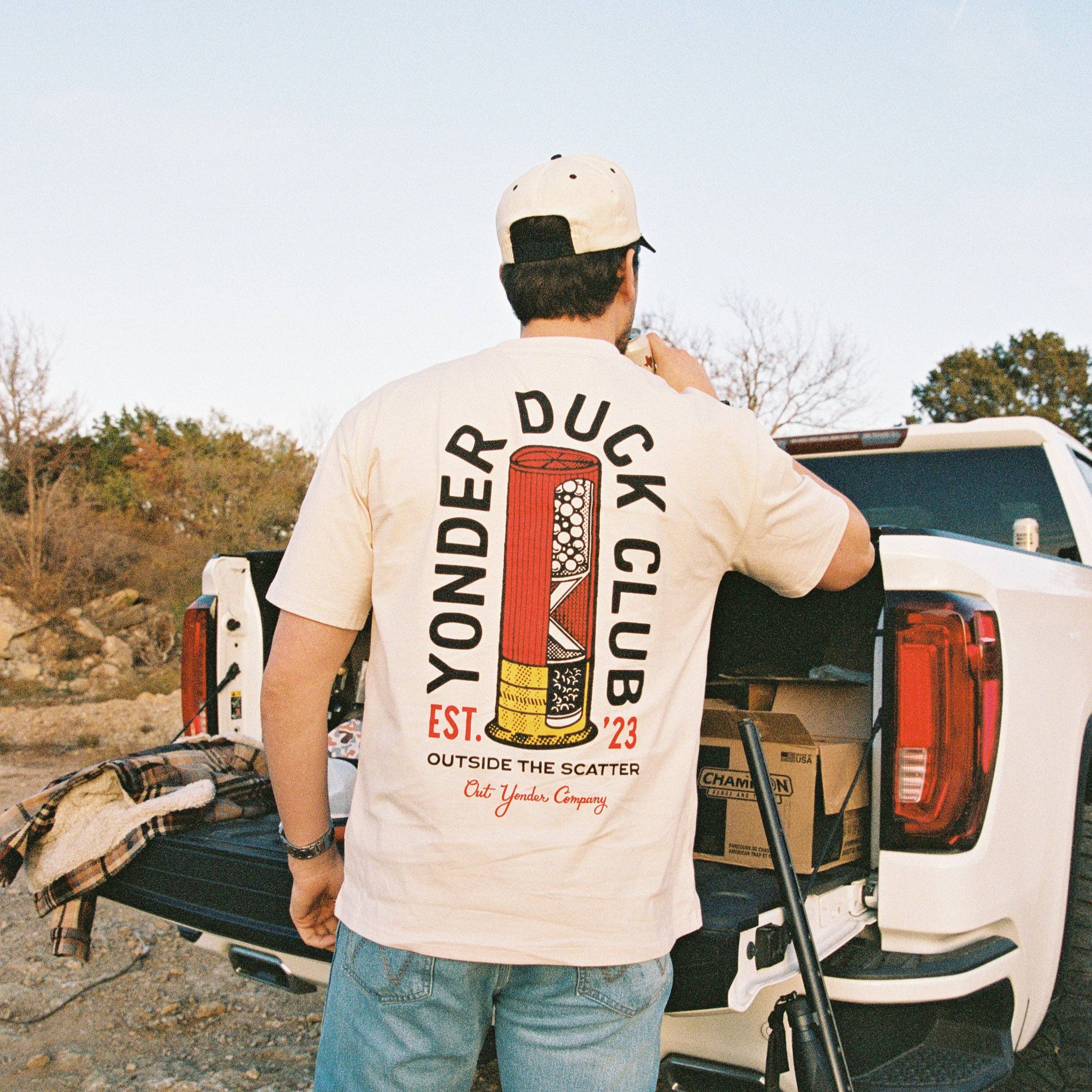 Out Yonder - Wholesale Screen Printed T-Shirt - Unisex - Blueprint Shirt7