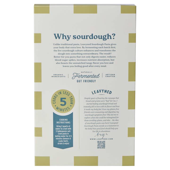 Leavyned - Wholesale Pasta - Macaroni Sourdough Pasta1
