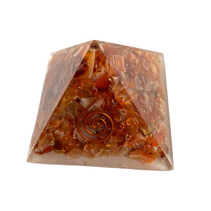 VIE - Vendita all'ingrosso Pietra/cristallo spirituale - Piramide curativa orgonica Reiki, 5,5 cm