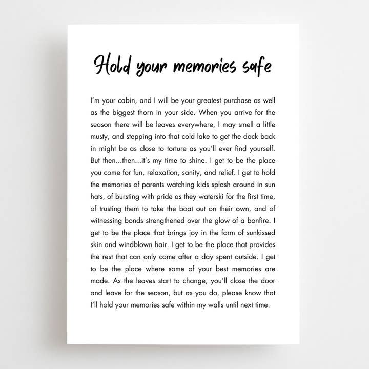 New Cabin for wholesale by The Lettery Studio