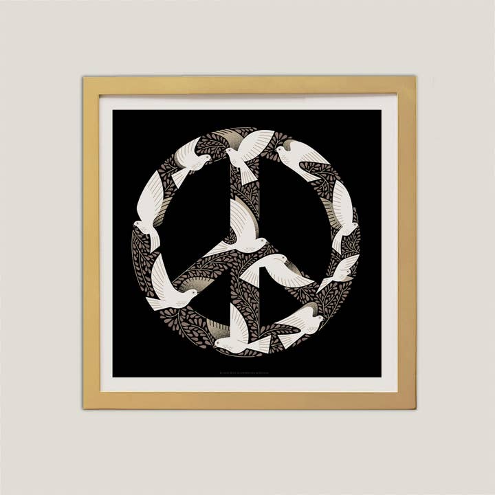 Peace Duif voor wholesale door Lucie Rice Illustration and Design