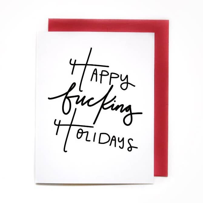 Joyeuses Fêtes pour la vente par Pretty Peacock Paperie - Women's Empowerment