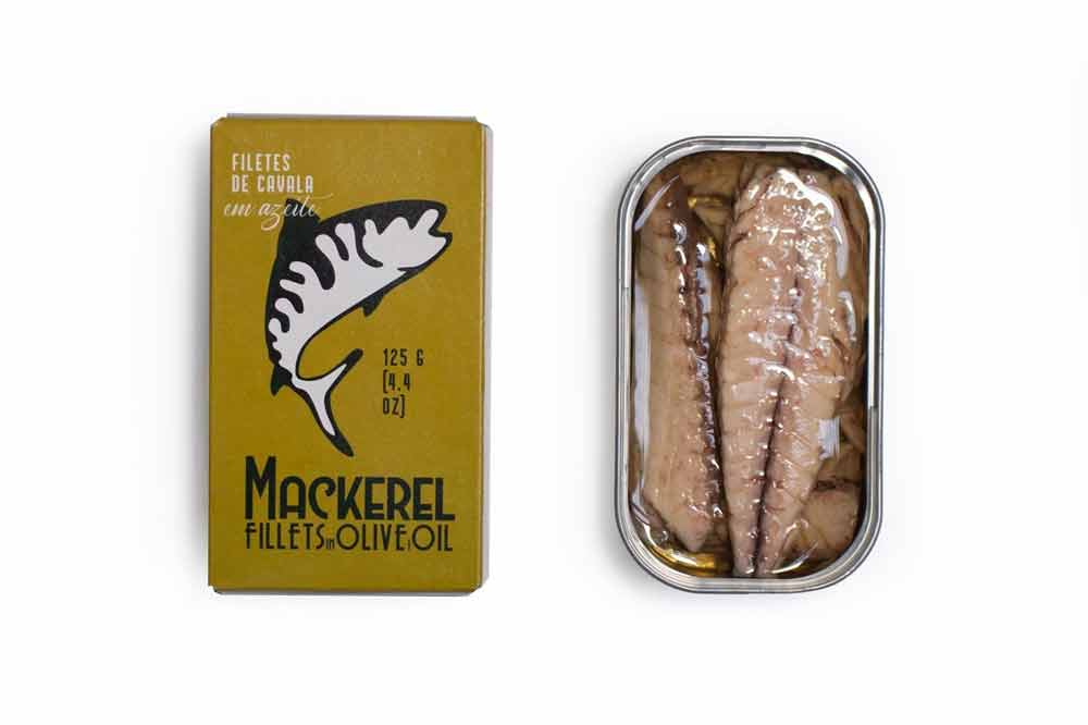 Ati Manel by A Priori Specialty Foods - Wholesale Tinned Fish - Ati Manel Mackerel Fillets In Olive Oil, 125G