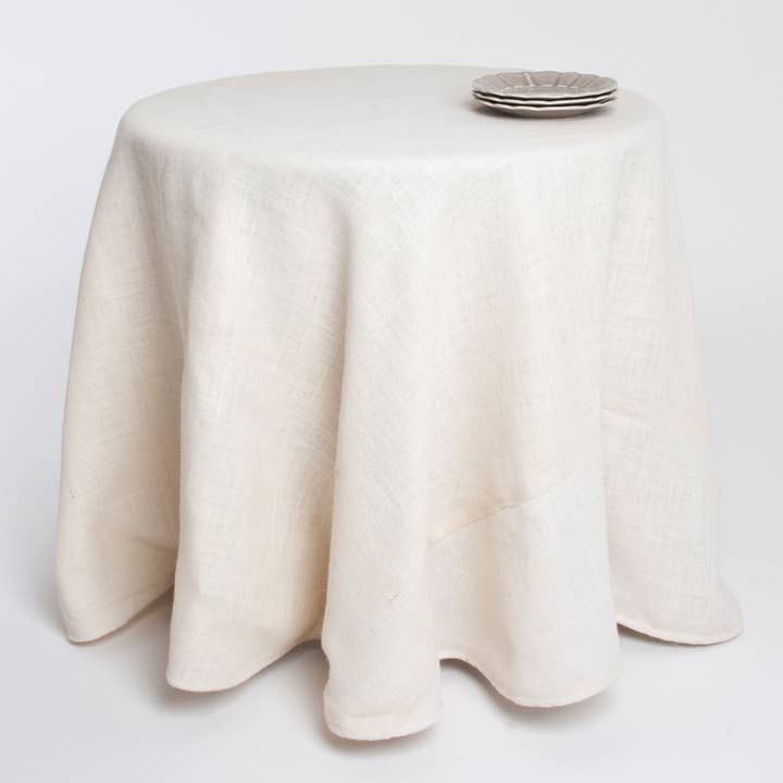 Saro Lifestyle - Wholesale Tablecloth - Burlap Tablecloth8