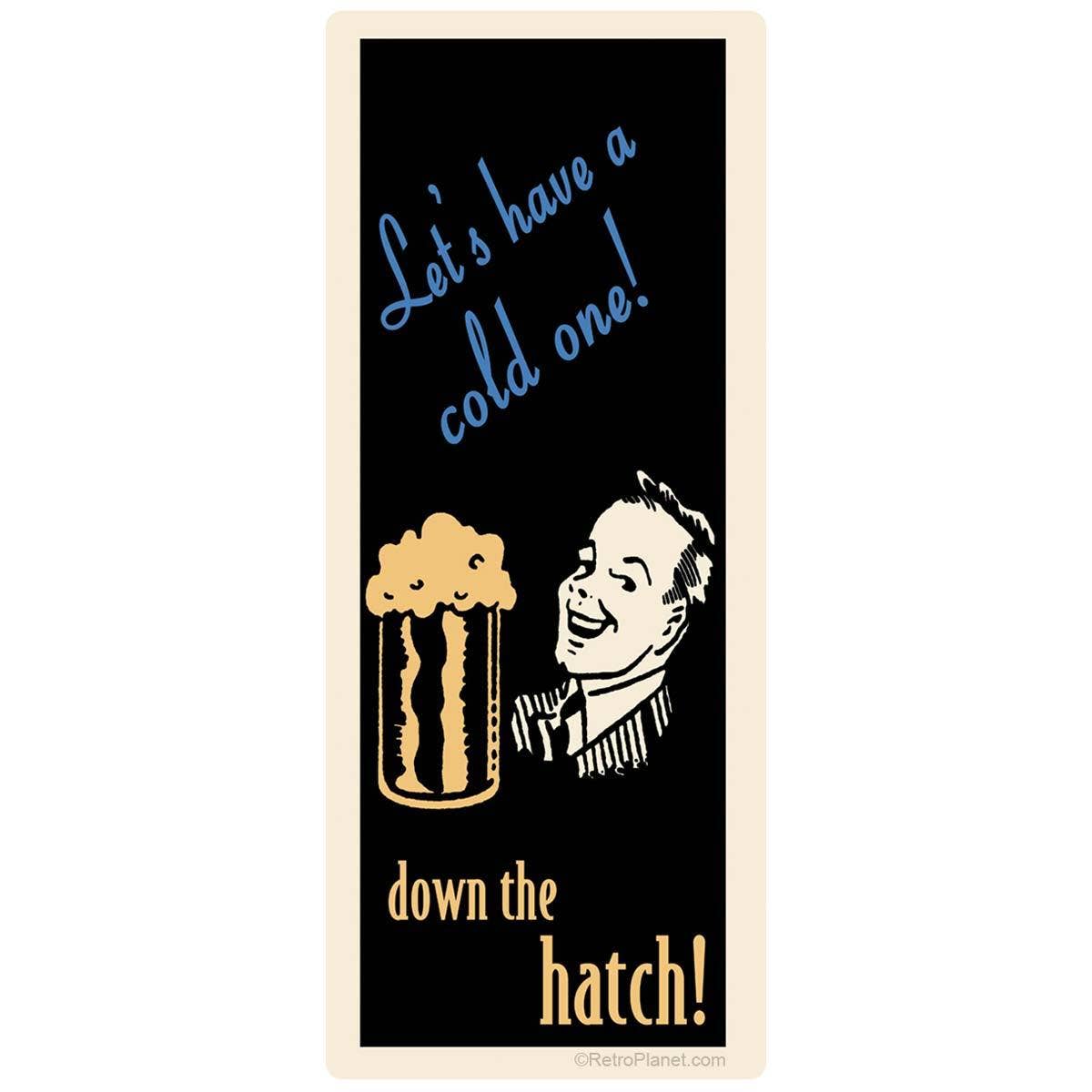 RetroPlanet - Wholesale Sticker - Beer Lets Have A Cold One Sticker0