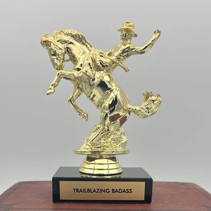 Dash of Sass Studio - Wholesale Decorative Figurine - Trailblazing Badass Trophy2