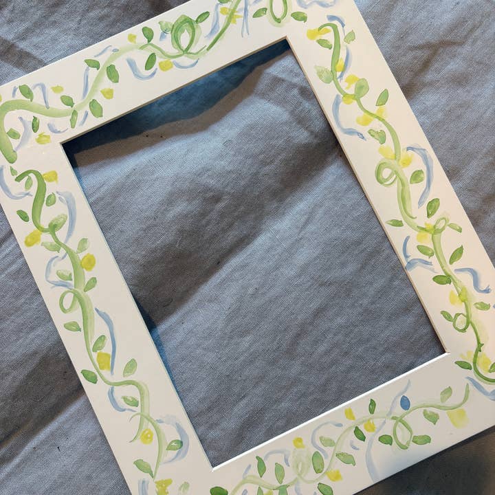 Paper Shells Studio - Vendita all'ingrosso Cornice portafoto - CORNICE OPACA, Dipinta a Mano - Acquerello - 20x25 cm per Foto 13x18 cm1