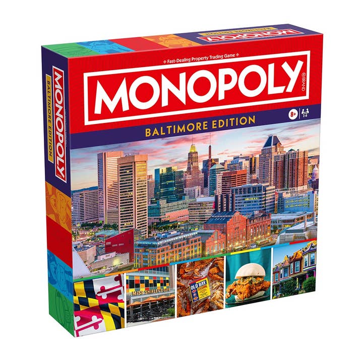 Baltimore, MD Monopoly Board Game for wholesale by Top Trumps USA, Inc.